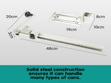 Heavy Duty Commercial Can Opener Counter Bench Top Mount Manual Crank Tool for Industrial Resta CAN-OPNR