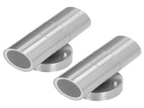 2Pcs GU10 Stainless Steel Outdoor Wall Sconce Waterproof LED Cylinder Up Down Wall Light for Yard V1294-YM0715-3119210323211