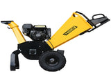 Ducar 70P 3600 RPM Wood Chipper with E-Start Shredder Mulcher Grinder Yellow Black WCP-70P-YLBK