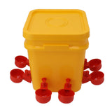 Automatic Chicken Waterer Cup with 12L Handheld Barrel Poultry Drinking Equipemnt for Goose Duck V1294-YM0706-3111230182714