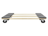 Furniture Dolly, 454kg Each Load Capacity, 2 Packs, 457.2x762mm, 8x76mm PP Swivel Casters, Heavy V952-WGC1830INCHMZV40OV0