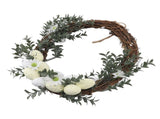 Artificial Wreath Innovative High Simulation Exquisite Egg Wreath for Front Door for V1294-YM0901-3111240023611