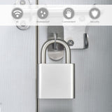 BT Smart Keyless Lock Waterproof APP Unlock Anti-Theft Padlock Door Luggage Case Locker Lock for V1294-YM0901-H20683