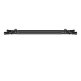 Marlow Black Double Curtain Rod Steel Pole Pommel Set Extendable Adjustable CD1019-BK_NZ