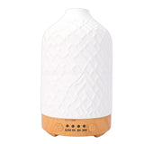 Essential Oil Diffuser Ceramic Wood Grain Aromatherapy Diffuser Scent Cool Mist Humidifier with V1294-YM0901-3113260016611