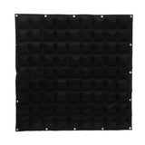 81 Pockets Vertical Felt Garden Plant Growing Container Bags Wall Hanging Planter V1294-YM0722-JYB00529-01