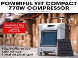 Baumr-AG 90L/day Commercial Air Dehumidifier for Mould, Portable, Stackable, LCD Display, Wheels V219-SPCAIRBMH90A
