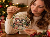 Festive Tree Pearl Embroidery Kit DIY Beaded Art With Gold Frame & Beadsu200b,Christmas Tree Pearl V1369-AZ3-W-17937