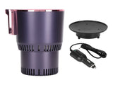 12V Car Cup Cooler Warmer Portable Car Heating Cooling Cup Holder for Home Travel UseRose Gold V1294-YM0718-3113210010111