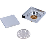 Electroplating Floor Drain Copper Floor Drain Strainer for Kitchen Bathroom Balcony V1294-YM0901-3112210049211