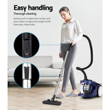 Devanti 2200W Bagless Vacuum Cleaner Blue VAC-008-BL