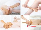 Tools 7-in-1 Lymphatic Drainage Kit Wooden Massager Body Sculpting Tools for Muscle Pain Relief, V1370-AZ4-01252