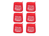 6Pcs Christmas Pot Holders with Pocket Heat Resistant Hot Pad Oven Mitts Cookie Bag Christmas Pot V1294-YM0512-3115220143811