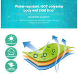 Weisshorn Pop Up Beach Tent Camping Hiking 3 Person Sun Shade Fishing Shelter TENT-C-BEA-TRI