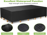 Rectangular Patio Table Cover Heavy Duty Waterproof Outdoor Furniture Set Cover 67" x 37" x 28" V1189-WXFWAL-20260319-00254