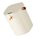 20L Sensor Trash Can with Handle ABS Automatic Induction Touchless Garbage Can for Bathroom Cream V1294-YM0710-3117230288012