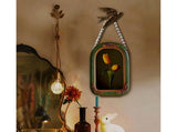 French Vintage Picture Frame Carving Flower Elegant Victorian Resin High Clarity Glass Wall Hanging V1263-JX-2599