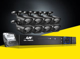 UL-tech CCTV Security System 8CH DVR 8 Cameras 1TB Hard Drive CCTV-8C-8S-BK-T