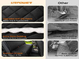 Dog Car Back Seat Cover, Waterproof Non-Slip 600D Oxford Rear Bench Protector for Mid-Size Cars and V1189-LC-AMZ-00157