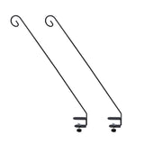 2pcs Extended Fence Deck Hook Rail Hook Heavy Duty Bird Feeder Hook Adjustable for Bird Feeders V1294-YM0901-3111240225711