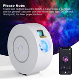 Social Hike Smart Galaxy Star Projector WiFi LED Light App Voice Control White V238-SUPDZ-41248457195600