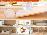 Non Adhesive Shelf Liner, Washable Waterproof Non Slip Cabinet Drawer Refrigerator Liner, 20 in x 35 V1237-MS-724-078