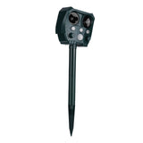 Ultrasonic Animal Repeller Solar Powered Mouse Repeller Expeller with 5 Gears for Outdoor Garden V1294-YM0901-3113210136011