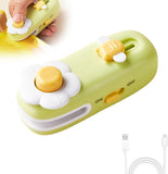 Upgraded Mini Bag Sealer, 2025 New 2 in 1 Bag Sealer Heat Seal with Cutter and Magnet, USB V1258-DP02-C-2521
