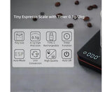 Coffee Scale with Timer 2000g/0.1g Rechargeable Espresso Scale Portable Digital Kitchen Scale with 3 V1263-JX-2435