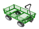 680 Lbs Steel Garden Cart on Wheels, Heavy Duty Garden Wagon Cart Pullable, Metal Outdoor Utility V952-ZXHYTCHH680LDM4Y8V0