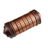 Da Vinci Code, Lock Cylinder, Puzzle, Gift, Valentine's Day Gift, Christmas Gift, Birthday Gift, V1106-105-71317-BRO-L