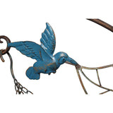 Hanging Potplanter w Pot Wall Bracket Hummingbirds 55cm V637-06997PLN