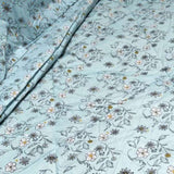 Hotel Living 3 Pce Light Weight Comforter Set Queen/King Corbett Floral Blue V442-ATX-COMFORTER-CORBETTC7-BLUE-QS