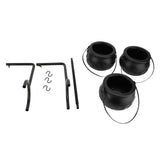 Witch Cauldron Set 3 Candy Serving Bowls Plastic Witch Cauldron On Rack Party Decoration V1294-YM0901-3118240197211