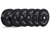 CORTEX 70kg Black Series V3 Rubber Olympic Bumper Plate Set A V420-CSWP-OBPV3ST-A