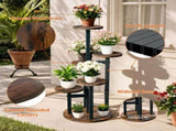 Multi-Tier Flower Plant Stand Industrial Metal Garden Flower Pots Rack AU V767-HJ-XZ1911