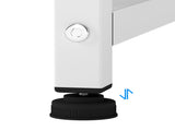 Levede L Shaped Gaming Desk with Storage Drawers White DH1072-WH-AU