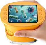1000x Digital Children's Microscope - With 2 Inch IPS Screen & 8 LED Lights - Handy & Easy to Use V1188-ZXY-131-788