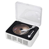 Retro CD Music Player with Bluetooth and FM Radio Multifunctional Home Audio System White V1263-JX-6955-1