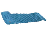Camping Sleeping Pad Mat Foot Press Inflatable Cushion Mattress for Tent Hiking TravelPeacock Blue V1294-YM0718-3117200188114