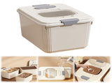 Airtight Pet Food Storage Container for Dog Cat Food Up to 10lbs Large Dry Food Bin with Measuring V1189-LWWAL-20260401-05495