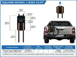 Heavy-Duty Pickup Tailgate Bike Pad with Oxford Fabric and EVA Cushioning Secure Bicycle Transport V1341-ZY-CARBAGS7-A