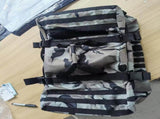 Versatile Tactical Duffle Bag with Convertible Backpack Straps, Water-Resistant 600D Nylon, MOLLE V1341-ZY-D5ZHUYRW-KHAKI
