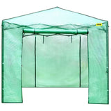 12'x 8'x 8' Pop-Up Greenhouse, Set Up in Minutes, Portable Greenhouse with Doors & Windows. High V952-ZDBXSHYW-128814R5V0