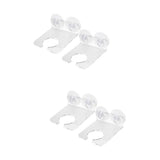 4Set re Acrylic Wine Glass Holder for Bath Time Free Hands Chic Style V1366-AZ2-W-13629