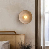 Living Room Resin Wall Lamp - Vintage Japanese Style, 220V, Bedside Background Light V1366-AZ2-W-14561
