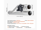 Electric Exhaust Cutout, 63.5 mm Universal Stainless Steel Exhaust Valve Kit with One Controller V952-DDPQQDQWGK25MI3HN001V9
