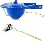 Large 3-Inch Toilet Flapper with Toilet Handle Replacement Compatible with TOTO THU068CP Trip Lvr V1258-DP02-C-822