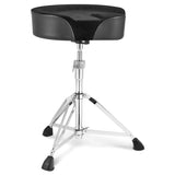 Saddle Drum Throne, 560-705 mm Height Adjustable, Padded Drum Stool Seat with Anti-Slip Feet V952-GDLSSWKBMA00FGHQKV0