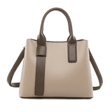 Light Brown And Brown Retro Fashion Handbag - Elegant Tote with Large Capacity for Work and Daily V888-ELOSUNG13999